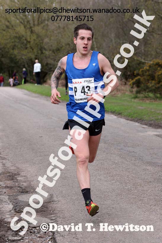 Senior mens English National 12 Stage Road Relay, 2016 English National 12 and 6 Stage Road Relays, Sutton Coldfield, Birmingham. Photo: David T. Hewitson/Sports for All Pics